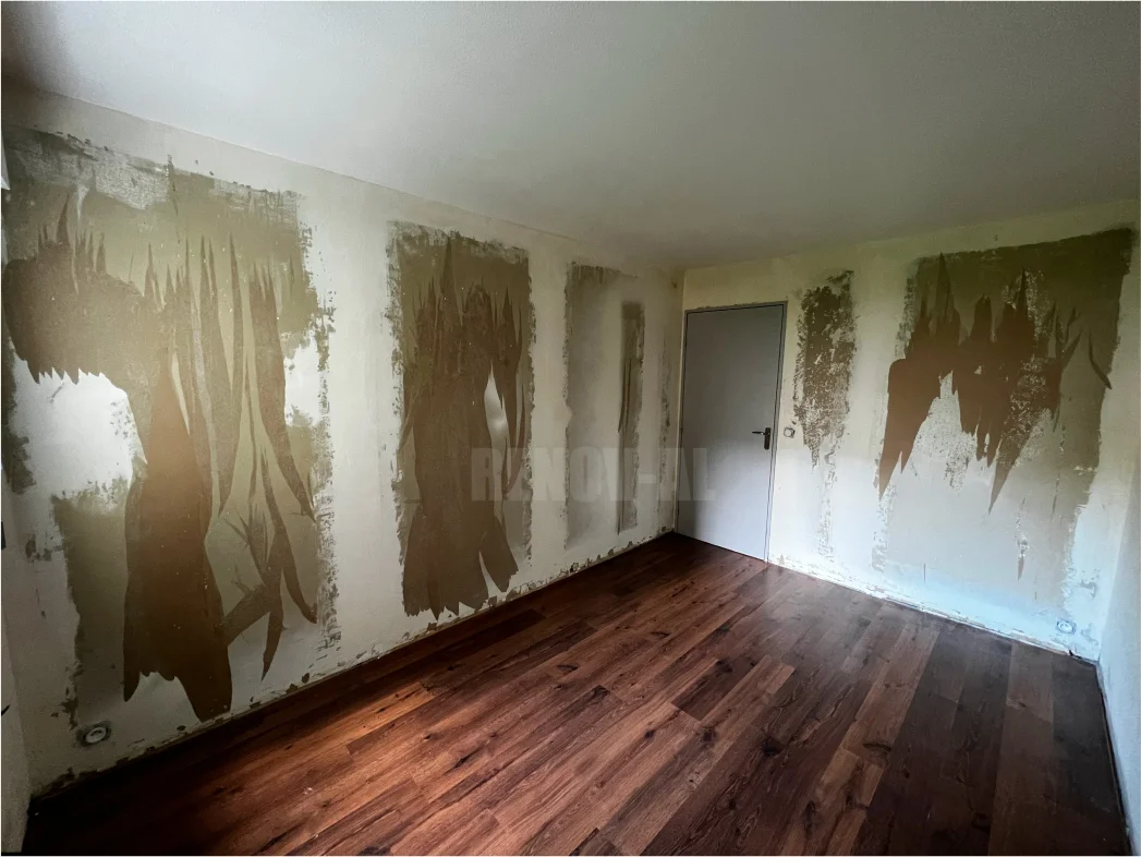 Rénovation sol, murs et plafond chambre - Lomme